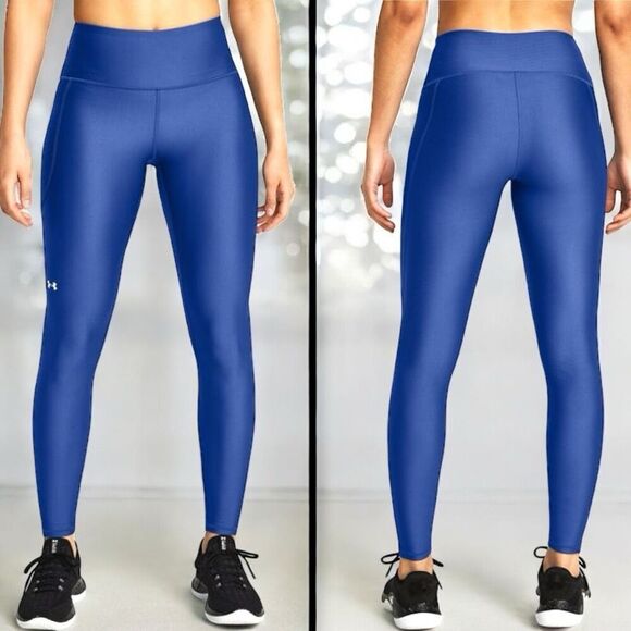 Under Armour Blue Tech High-Waisted Leggings Size XXL Short NWT - Picture 1 of 12